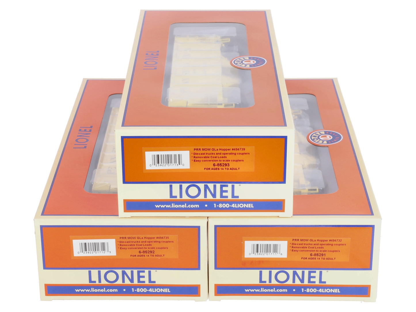 Lionel 6-85290 O Pennsylvania MoW GLA Hopper (3)