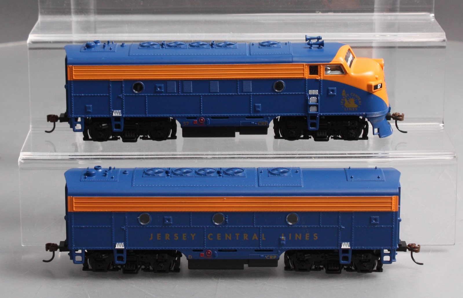 Roundhouse 82077 HO Central PWR F7A & DMY F7B Diesel Locomotive Set #57