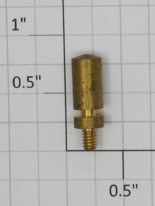 Ives 3245-2 Standard Gauge Brass Single Groove Electric Locomotive Whistle