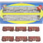 Athearn 94943 HO Scale Southern Pacific 26' Lo-Sided Ore Cars 6-Pack