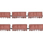 Athearn 94943 HO Scale Southern Pacific 26' Lo-Sided Ore Cars 6-Pack