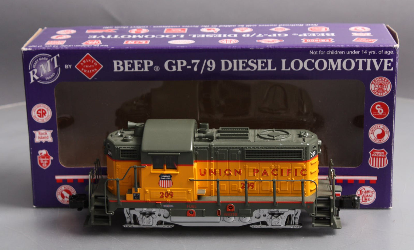 RMT 92417-7 O Gauge Union Pacific BEEP GP7 Diesel Locomotive #209