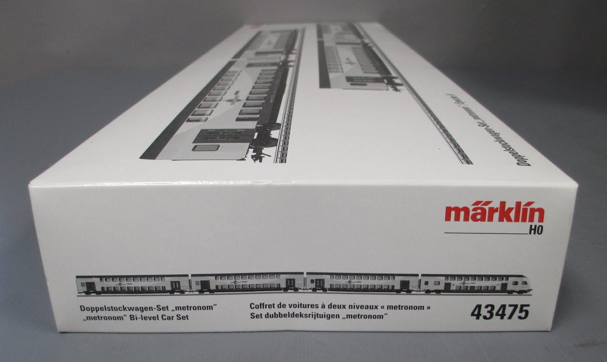 Marklin 43475 HO Metronom Bi-level Car (Set of 4)