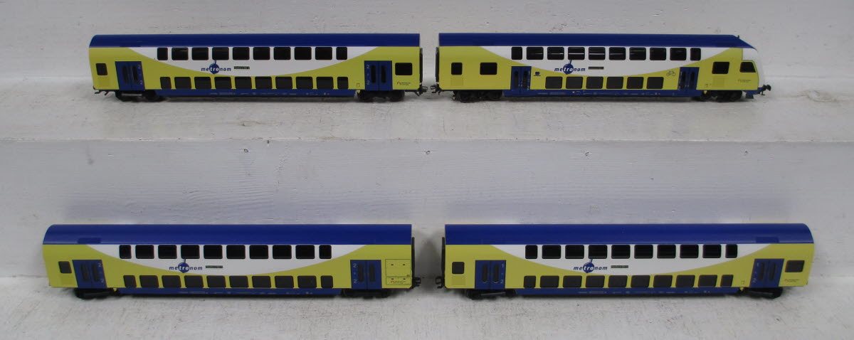 Marklin 43475 HO Metronom Bi-level Car (Set of 4)