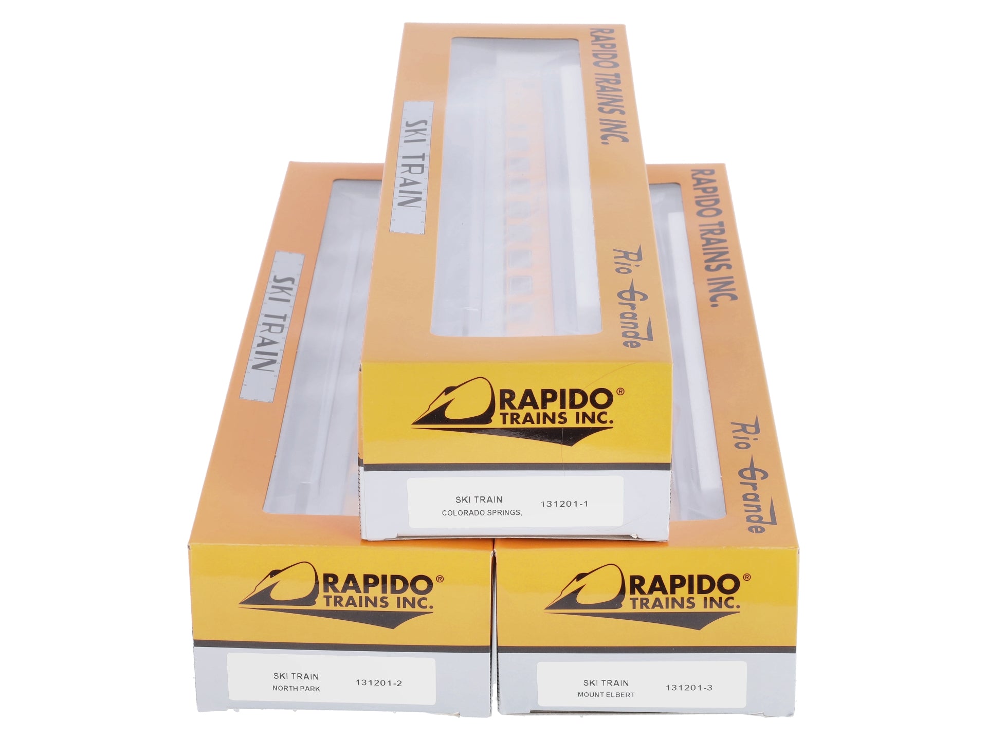 Rapido Trains 131201 HO Scale CS, NP & ME Ski Train Set 1