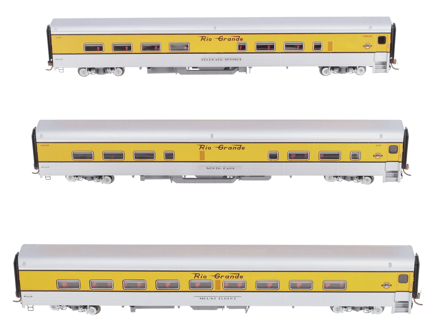 Rapido Trains 131201 HO Scale CS, NP & ME Ski Train Set 1