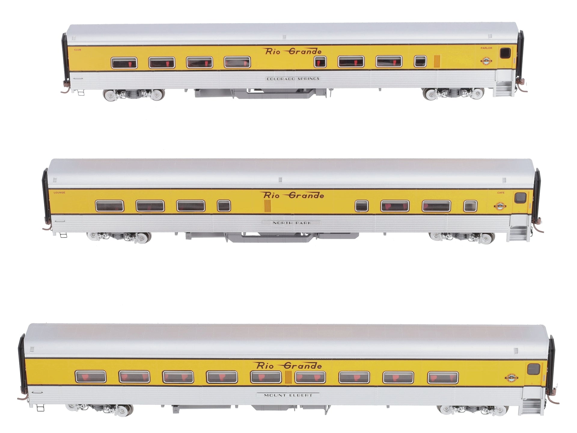 Rapido Trains 131201 HO Scale CS, NP & ME Ski Train Set 1