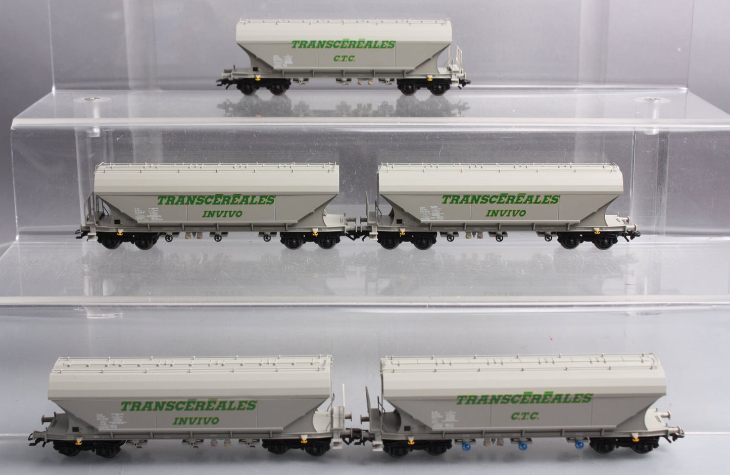 Marklin 46343 HO French State Railways SNCF High-Capacity Covered Hopper 5-Pack