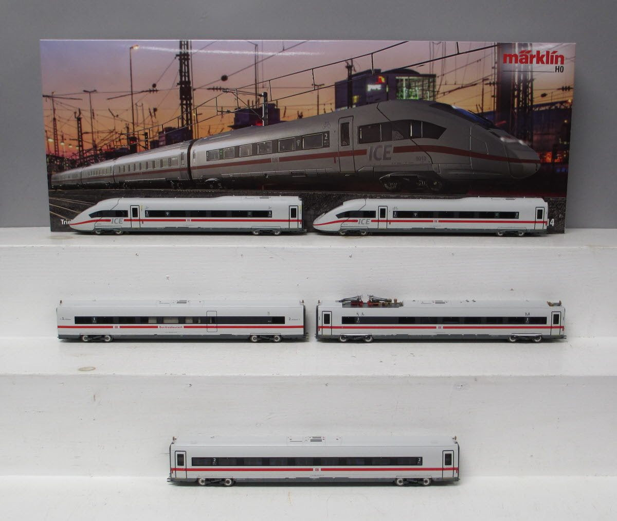 Marklin 39714 HO German Railroad Inc. ICE 4 412/812 Powered Rail Car (Set of 5)