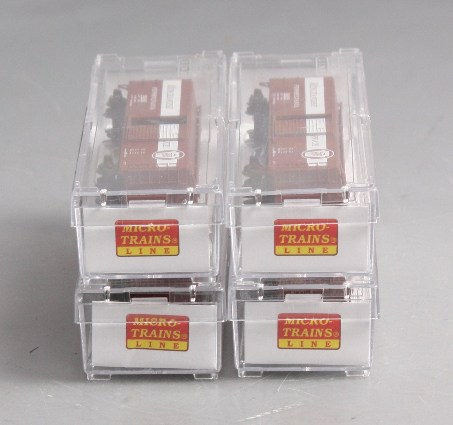 Micro-Trains 99300105 N Pennsylvania 40' USRA Boxcar Runner Pack (Set of 4)