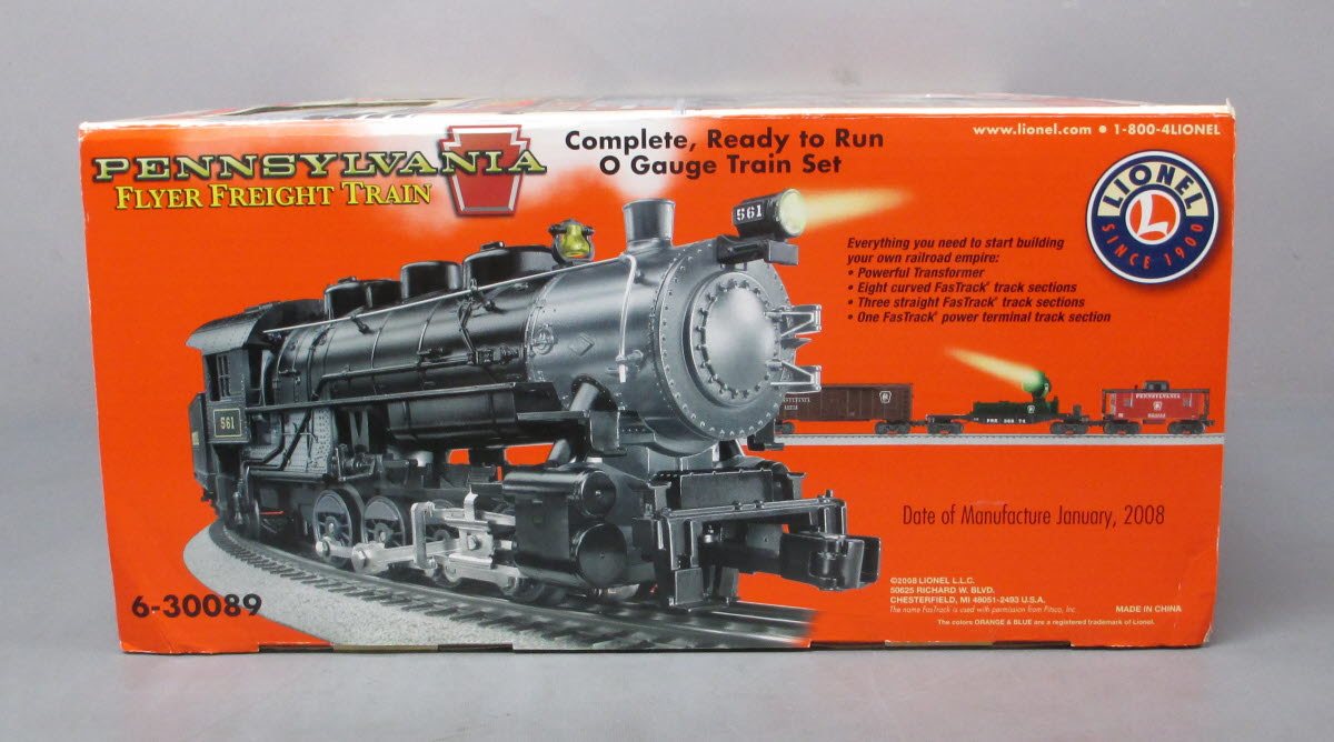 Lionel 6-30089 Pennsylvania Flyer O Gauge Steam Freight Train Set