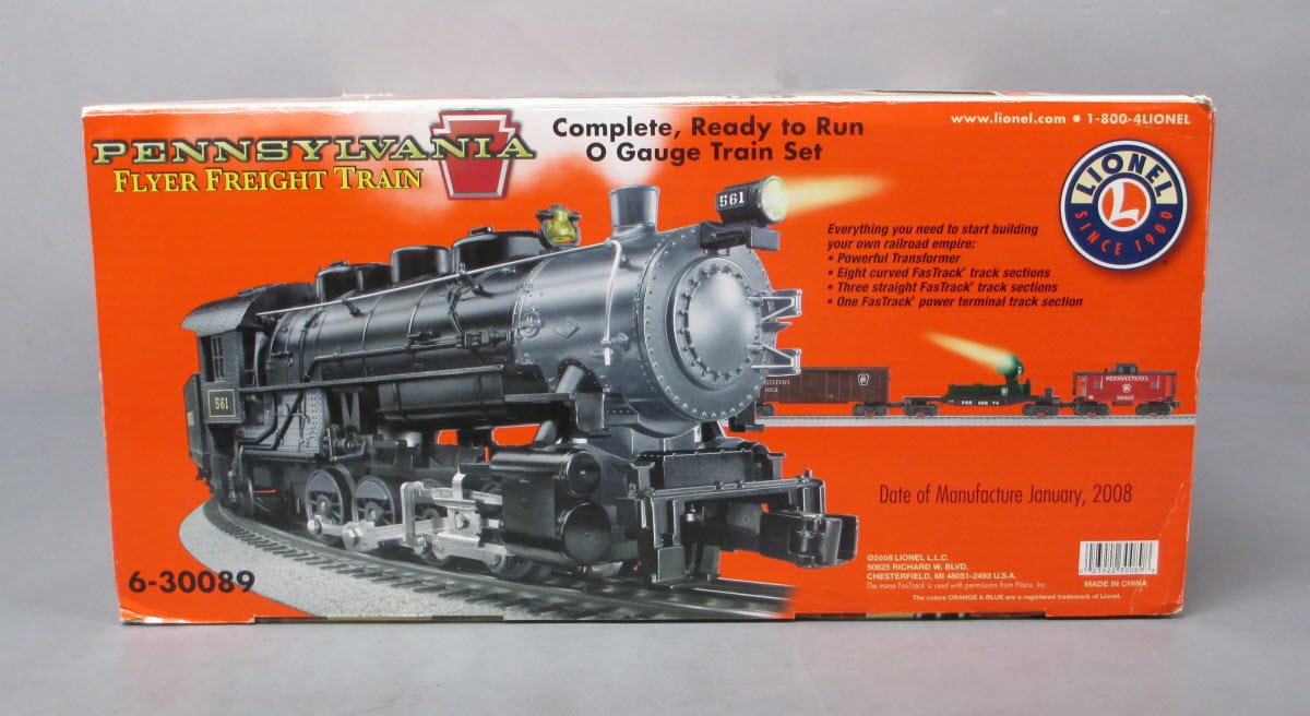 Lionel 6-30089 Pennsylvania Flyer O Gauge Steam Freight Train Set