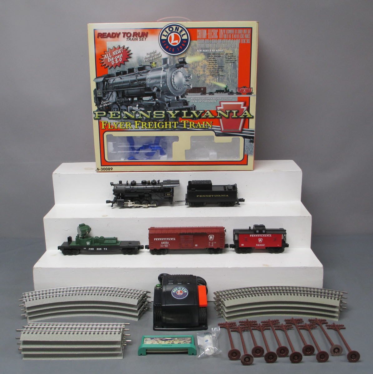 Lionel 6-30089 Pennsylvania Flyer O Gauge Steam Freight Train Set