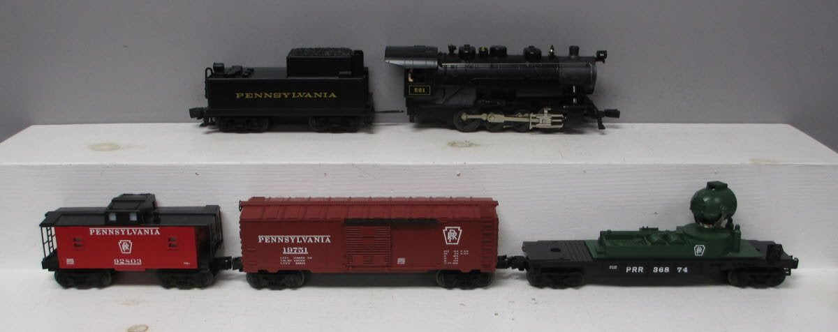Lionel 6-30089 Pennsylvania Flyer O Gauge Steam Freight Train Set