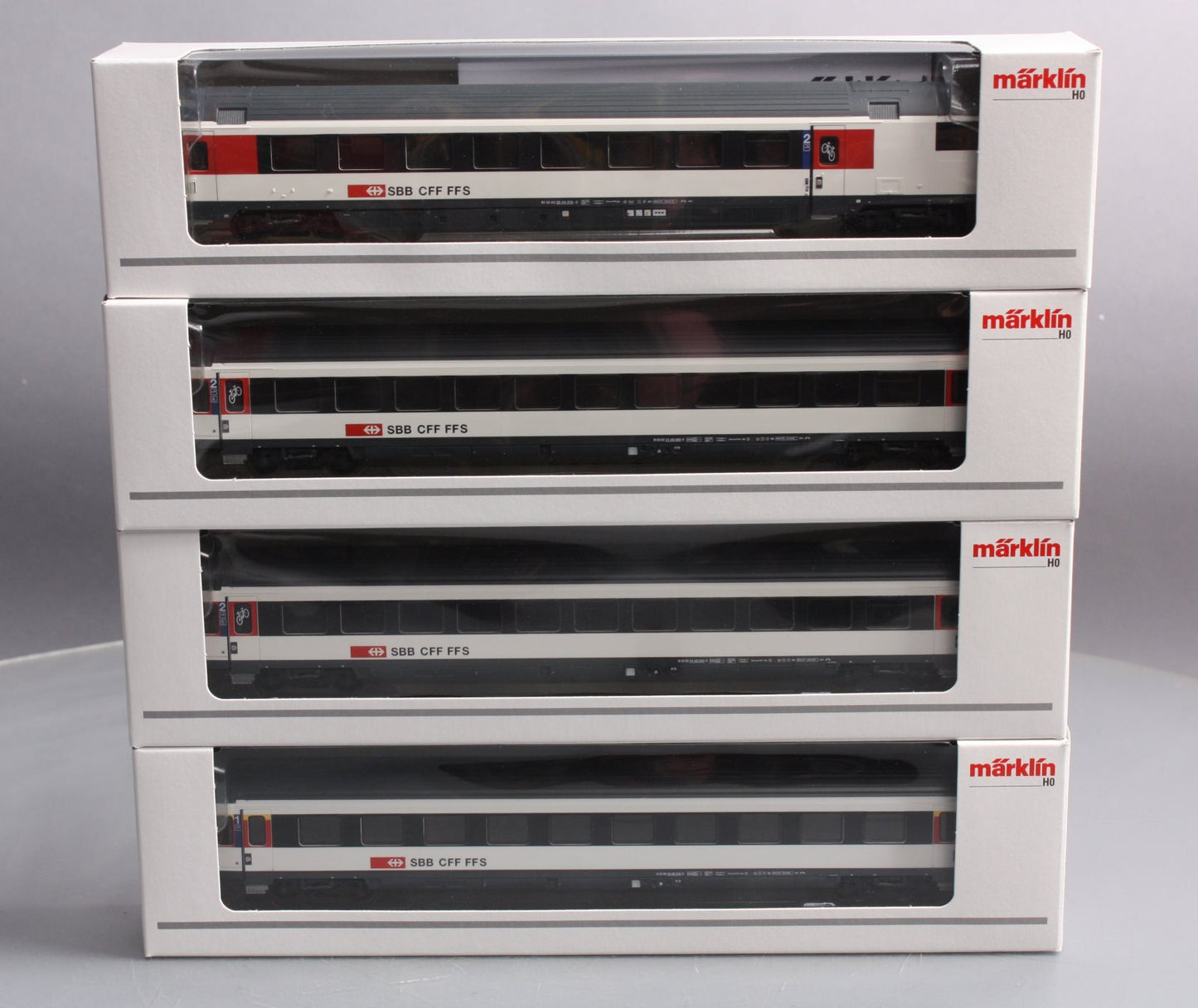Mark IV Express Passenger Shuttle 4 Car Set - 3-Rail - Ready to Run