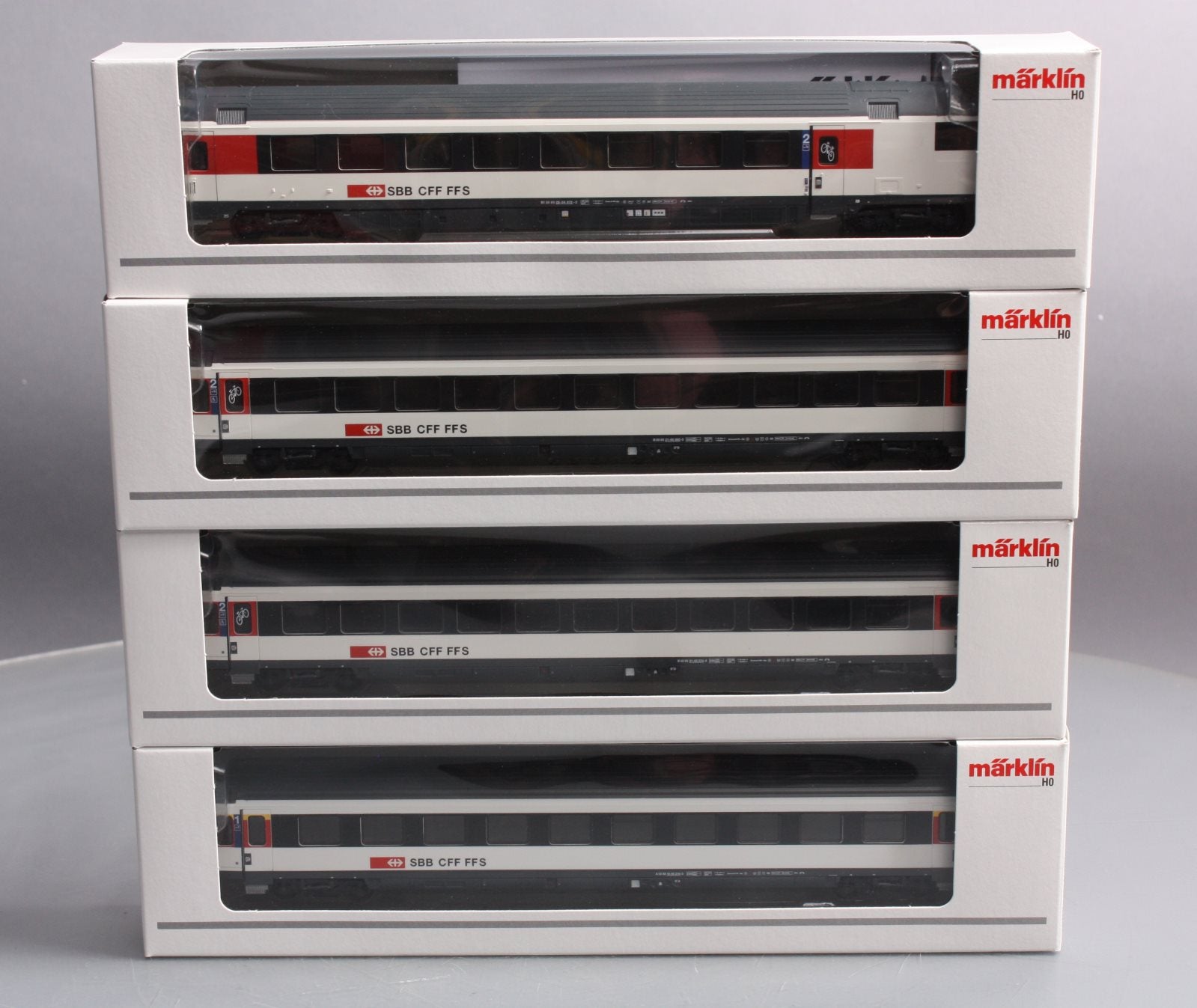 Mark IV Express Passenger Shuttle 4 Car Set - 3-Rail - Ready to Run