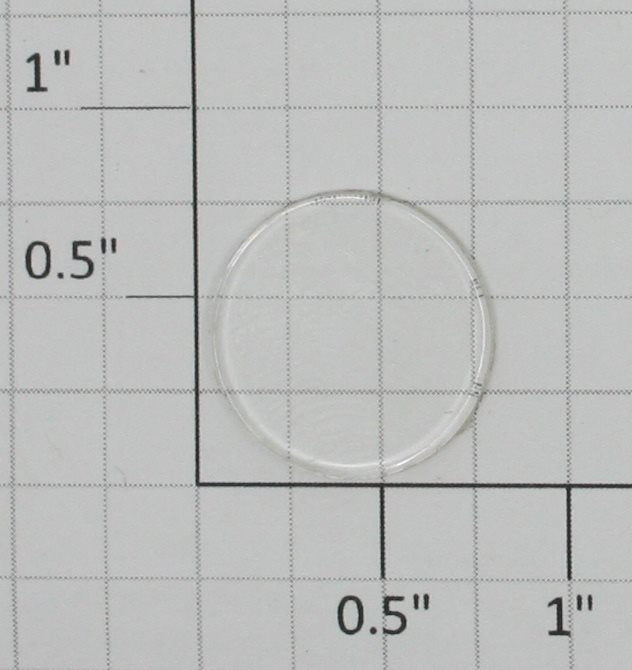 Acme 1000-100X 3/4" Round Clear Headlight Lenses