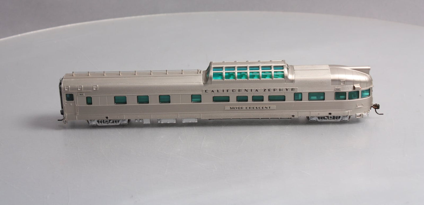 Broadway Limited 534 HO WP 'Silver Crescent' Vista Dome Lounge/Observation #881