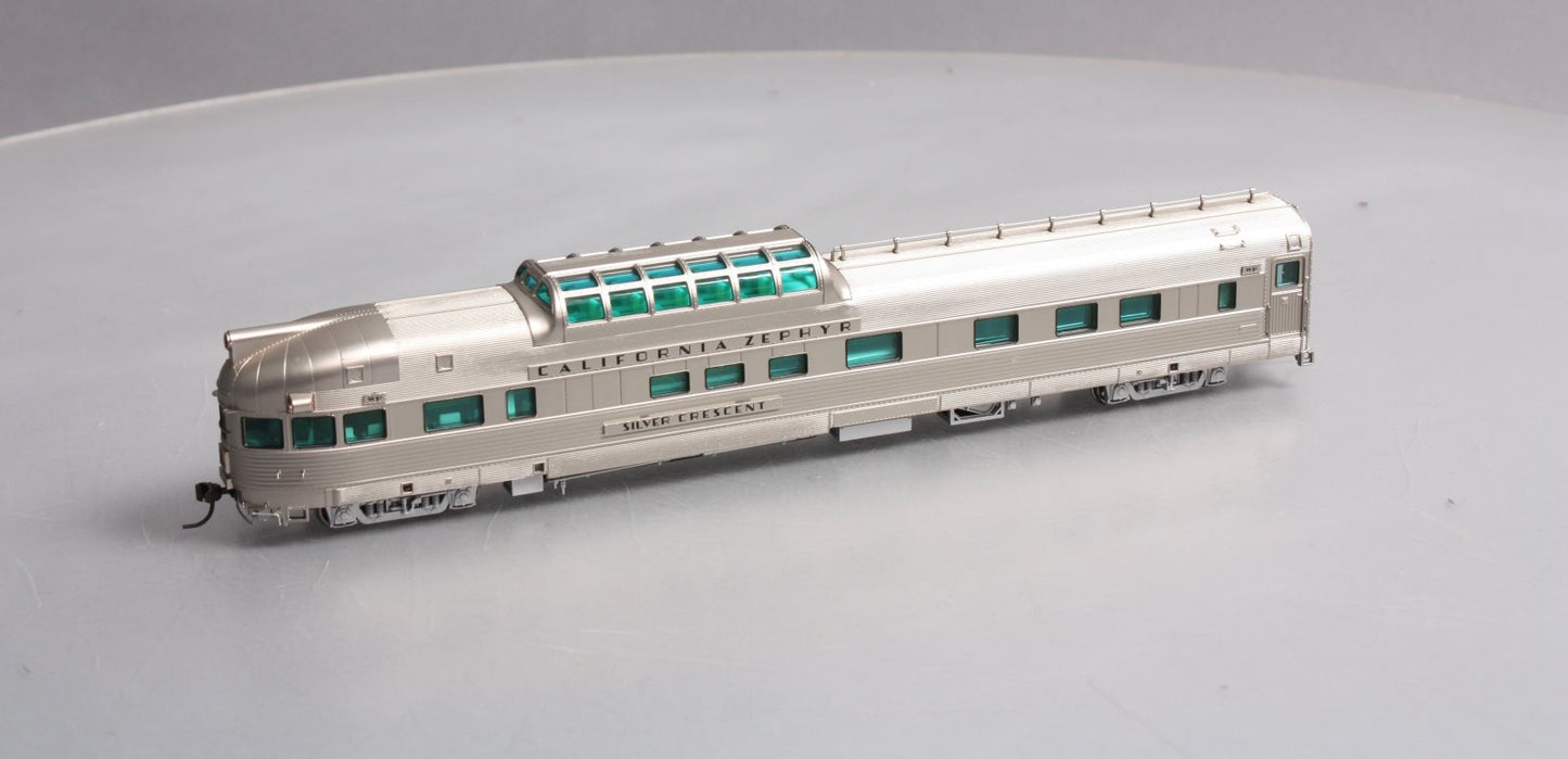 Broadway Limited 534 HO WP 'Silver Crescent' Vista Dome Lounge/Observation #881