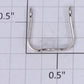 American Flyer 4000-4 Nickel Wide Gauge Ornamental Bell Bracket