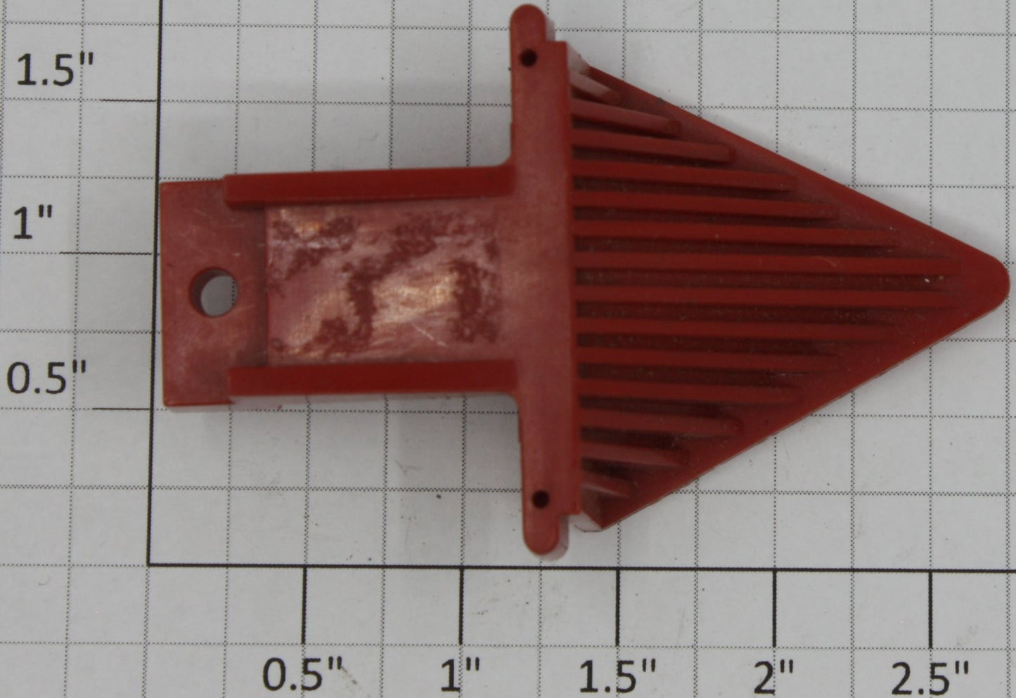 American Flyer PA15C582 S Scale Red Plastic Cowcatcher