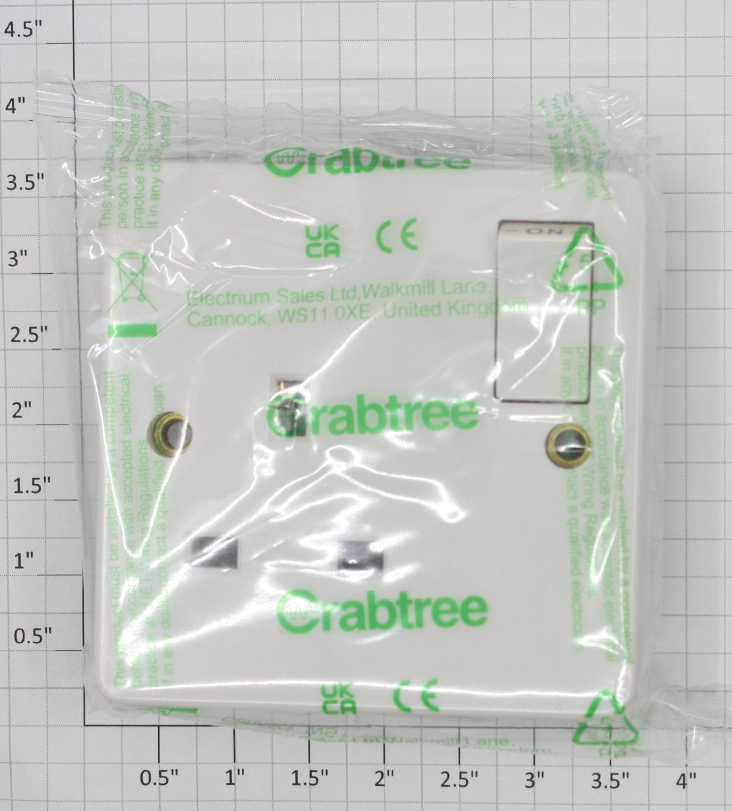Acme 240V-IP Crabtree 240 Volt International Plug Outlet