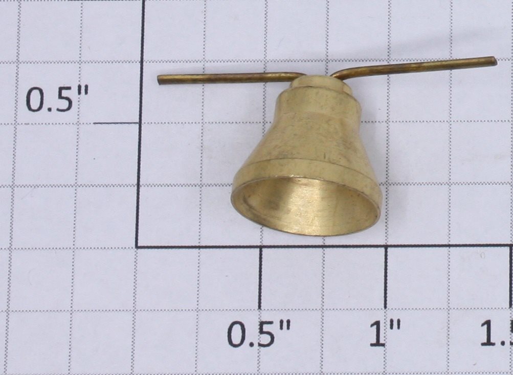 Gilbert 1931-92 Brass Bell for Hudson Erector Locomotive-Bell Only