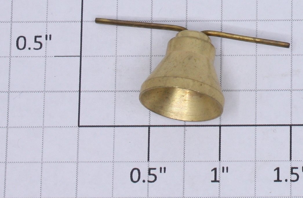 Gilbert 1931-92 Brass Bell with Yoke for Hudson Erector Locomotive