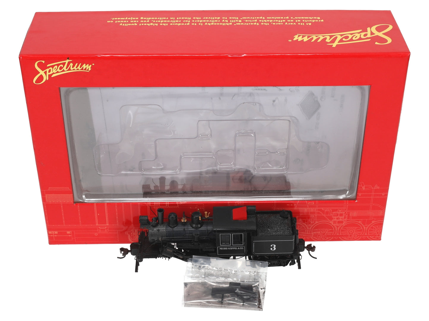 Bachmann 80601 HO Moore Keppel & Co 50-ton Two-Truck Climax #3
