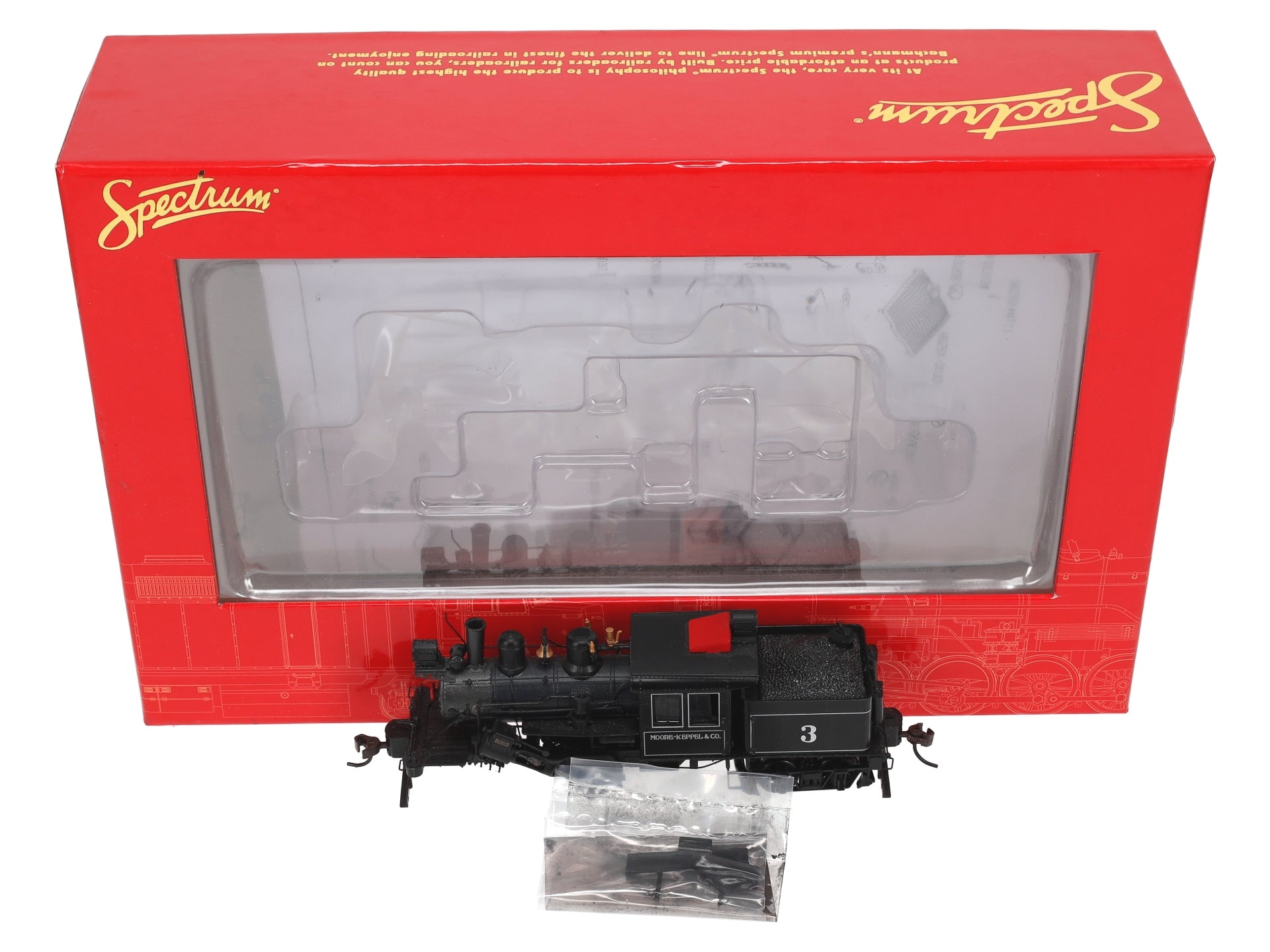 Bachmann 80601 HO Moore Keppel & Co 50-ton Two-Truck Climax #3
