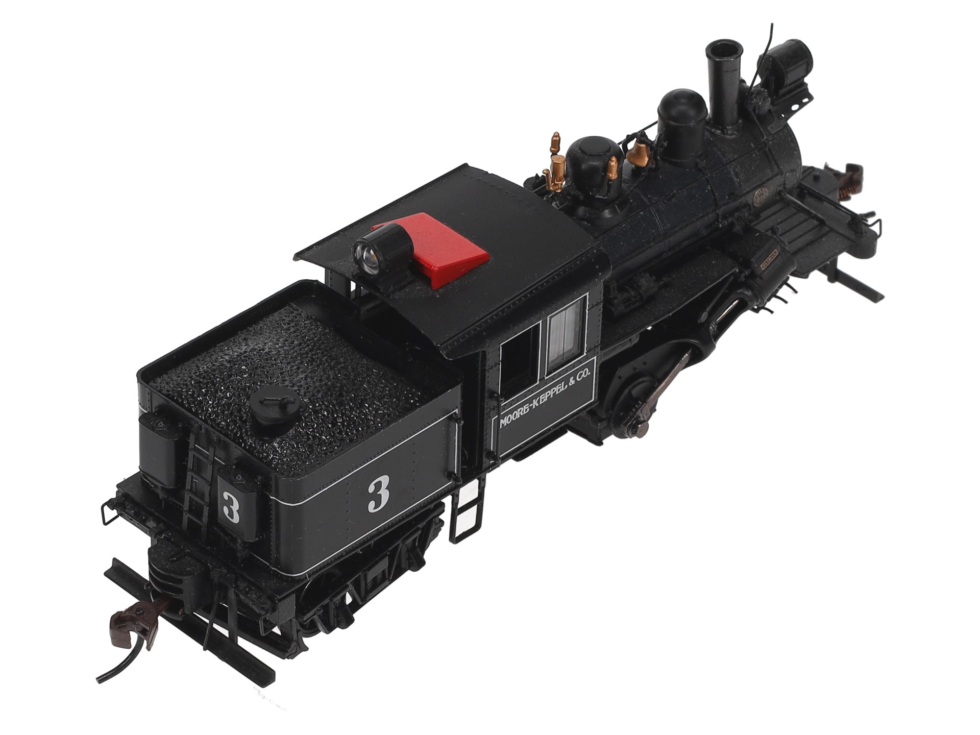 Bachmann 80601 HO Moore Keppel & Co 50-ton Two-Truck Climax #3