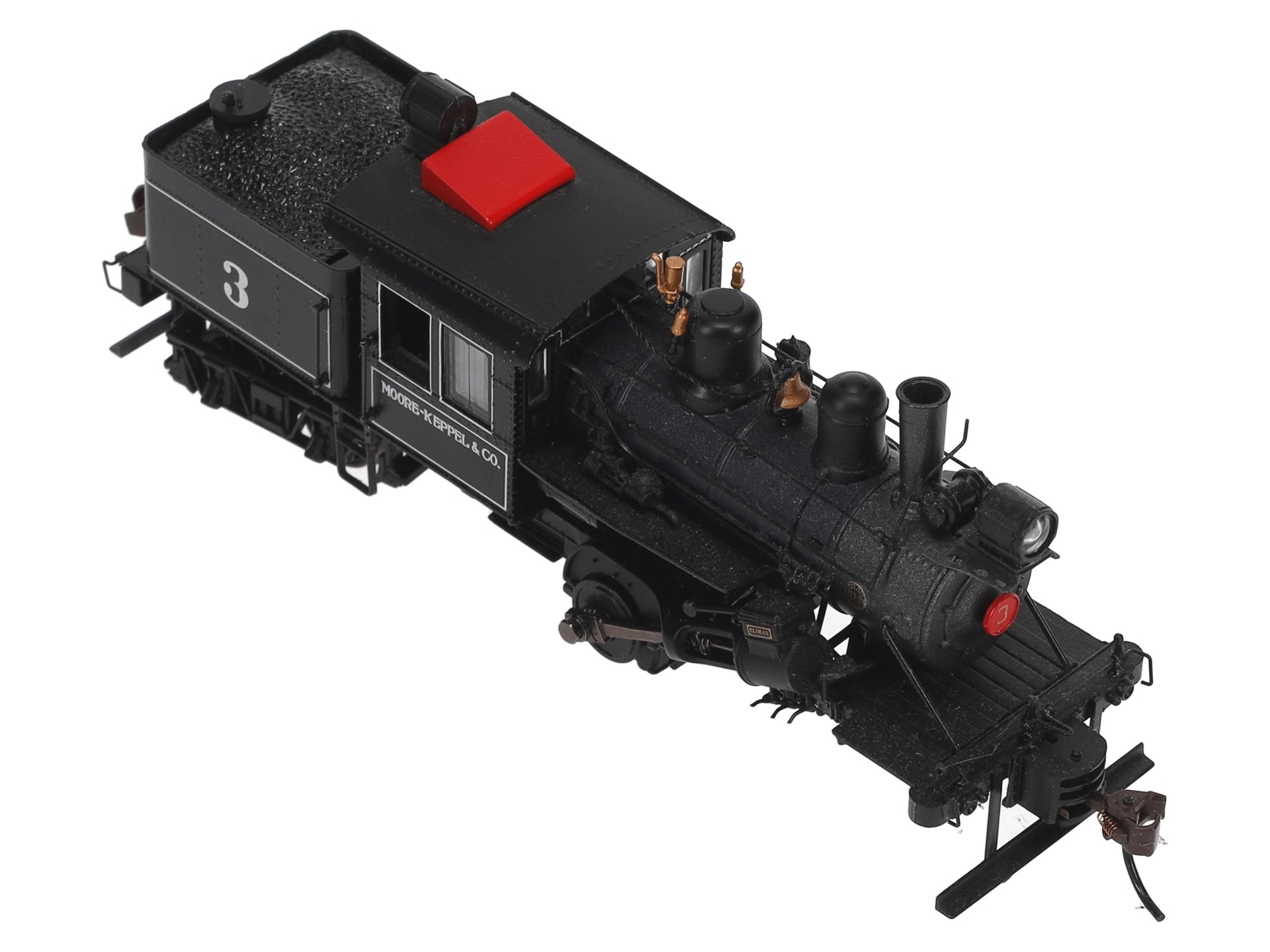 Bachmann 80601 HO Moore Keppel & Co 50-ton Two-Truck Climax #3