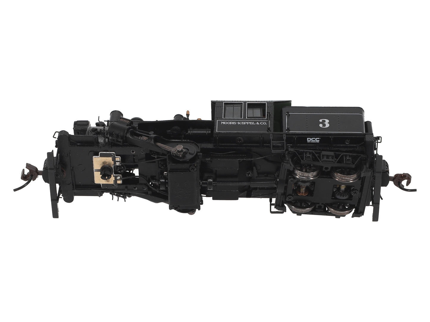 Bachmann 80601 HO Moore Keppel & Co 50-ton Two-Truck Climax #3