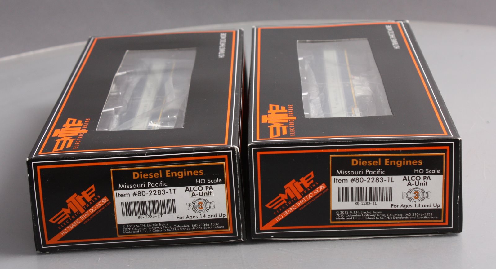 MTH 80-2283-1 HO MP Alco PA AA Diesel Locomotive Set w/PS 3.0 (Set of 2)