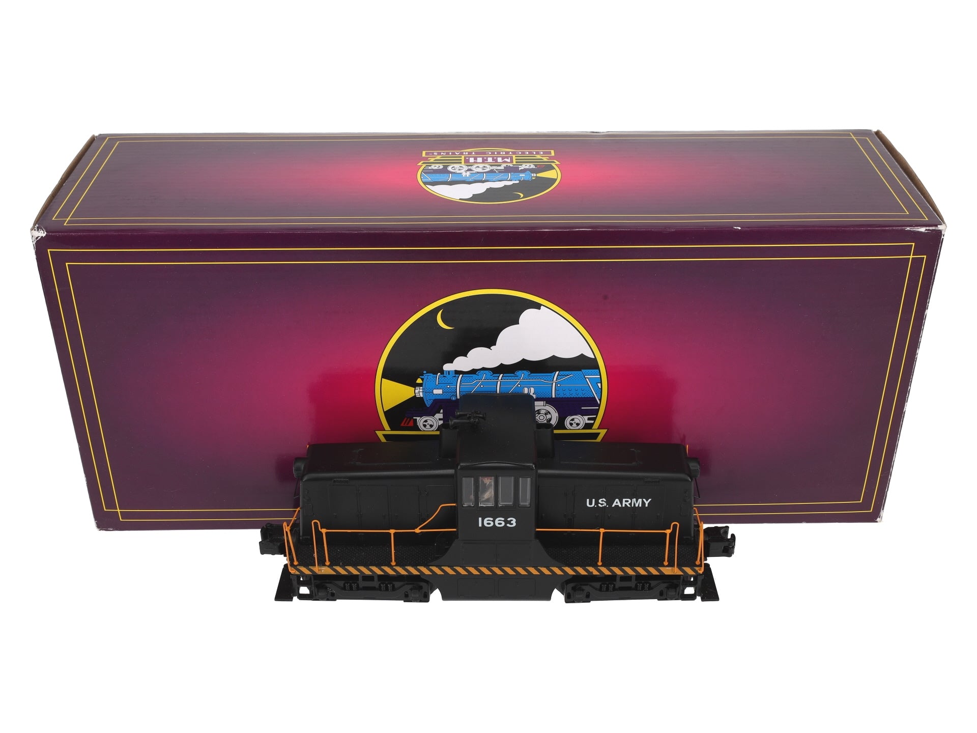 MTH 20-20874-1 O U.S. Army 44 Ton Phase 3 Diesel Engine #1663 w/PS3