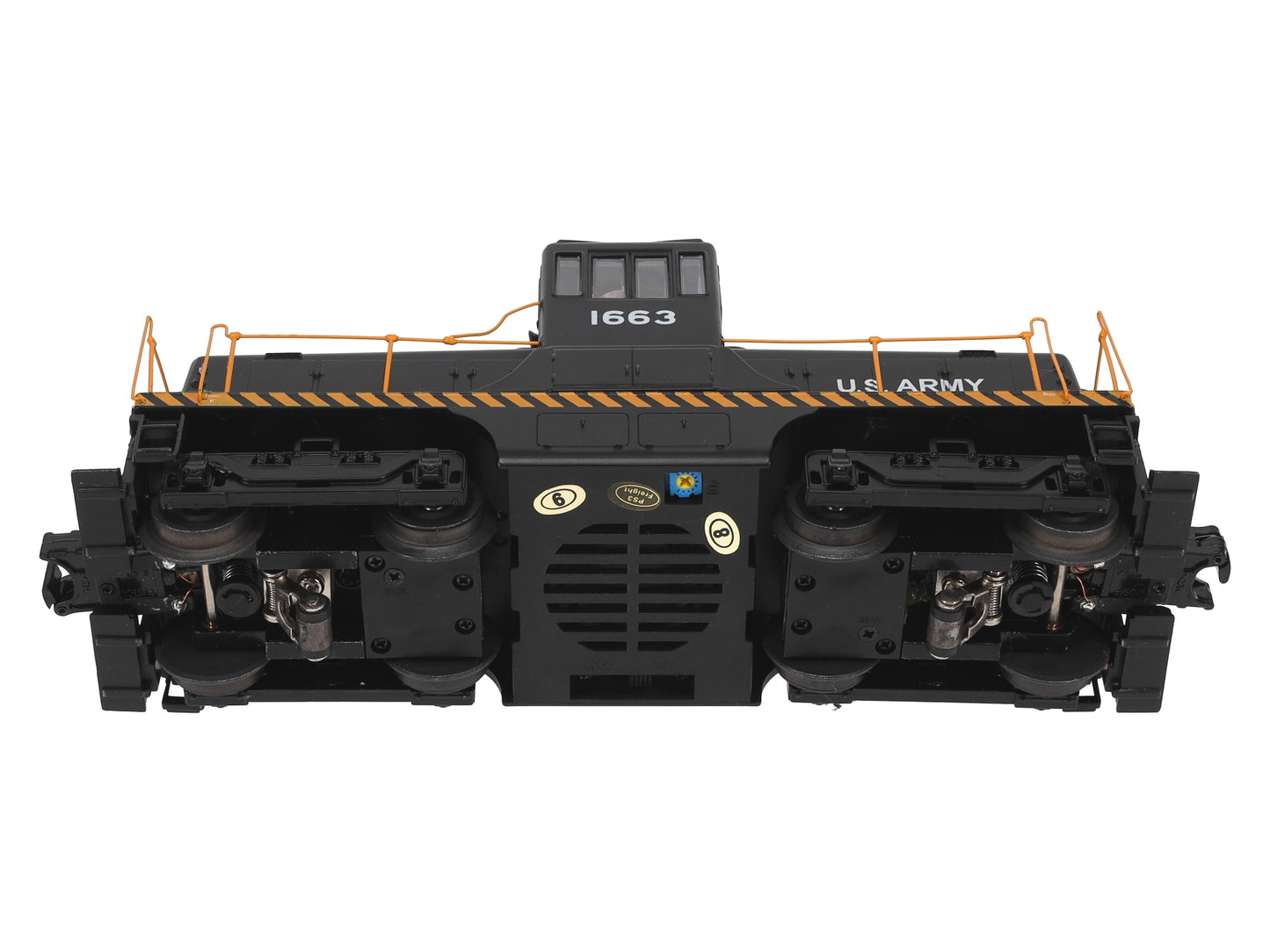 MTH 20-20874-1 O U.S. Army 44 Ton Phase 3 Diesel Engine #1663 w/PS3