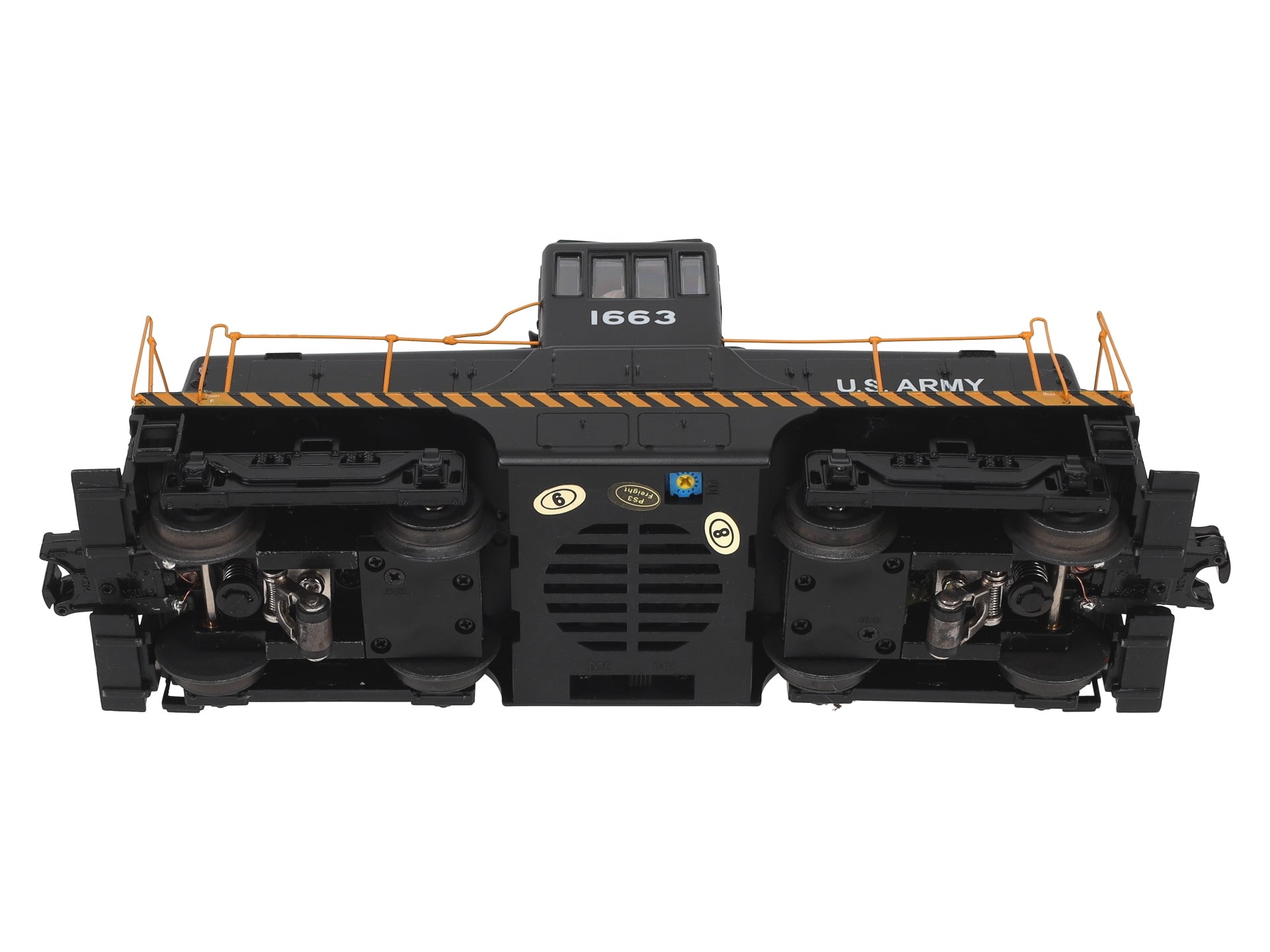MTH 20-20874-1 O U.S. Army 44 Ton Phase 3 Diesel Engine #1663 w/PS3