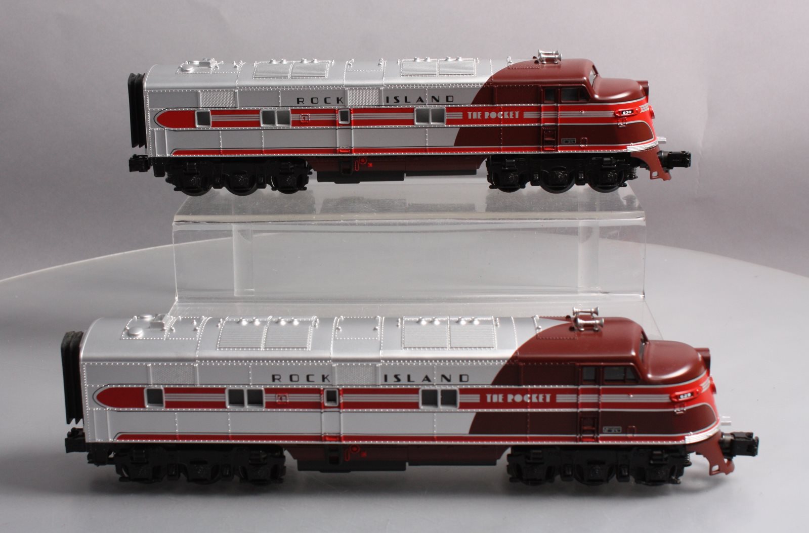 MTH 30-20503-1 O Gauge Rock Island E-3 AA Diesel Engine Set #629/630 w/ PS 3.0