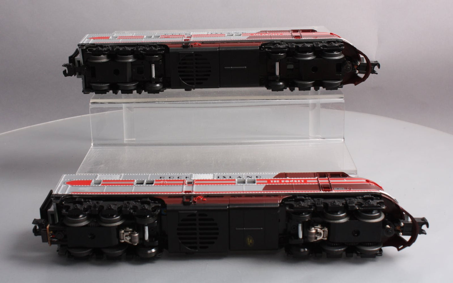 MTH 30-20503-1 O Gauge Rock Island E-3 AA Diesel Engine Set #629/630 w/ PS 3.0