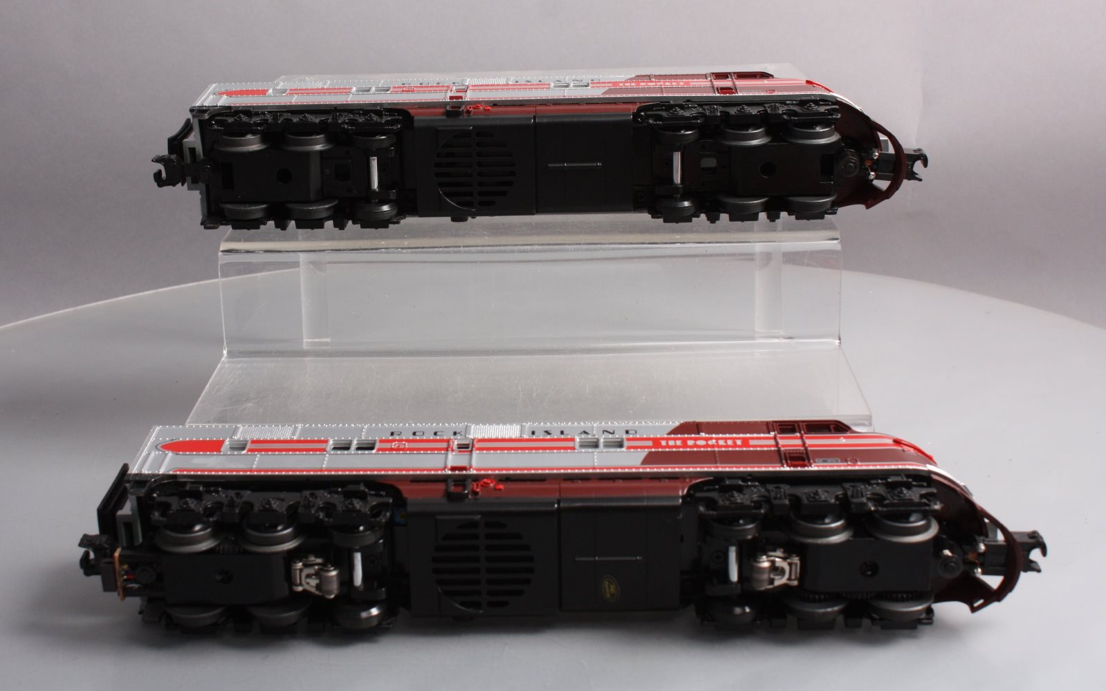 MTH 30-20503-1 O Gauge Rock Island E-3 AA Diesel Engine Set #629/630 w/ PS 3.0