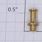 American Flyer 4000-6 Standard Wide Gauge Brass Flag Stanchion