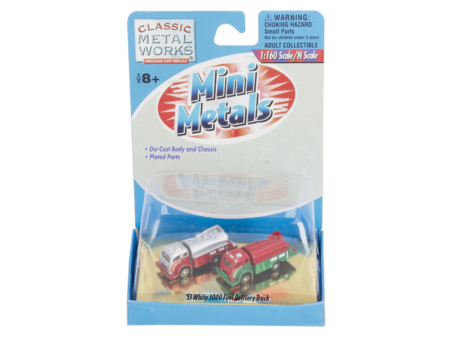 Classic Metal Works 50204 N Mini Metals '53 White 3000 Fuel Trucks (Pack of 2)