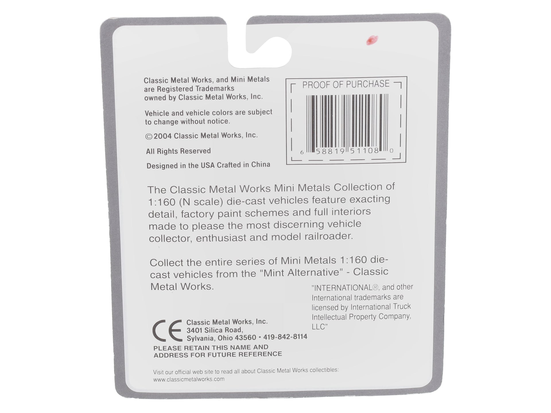 Classic Metal Works 51108 N Mini Metals Chicago Express Tractors (Pack of 2)