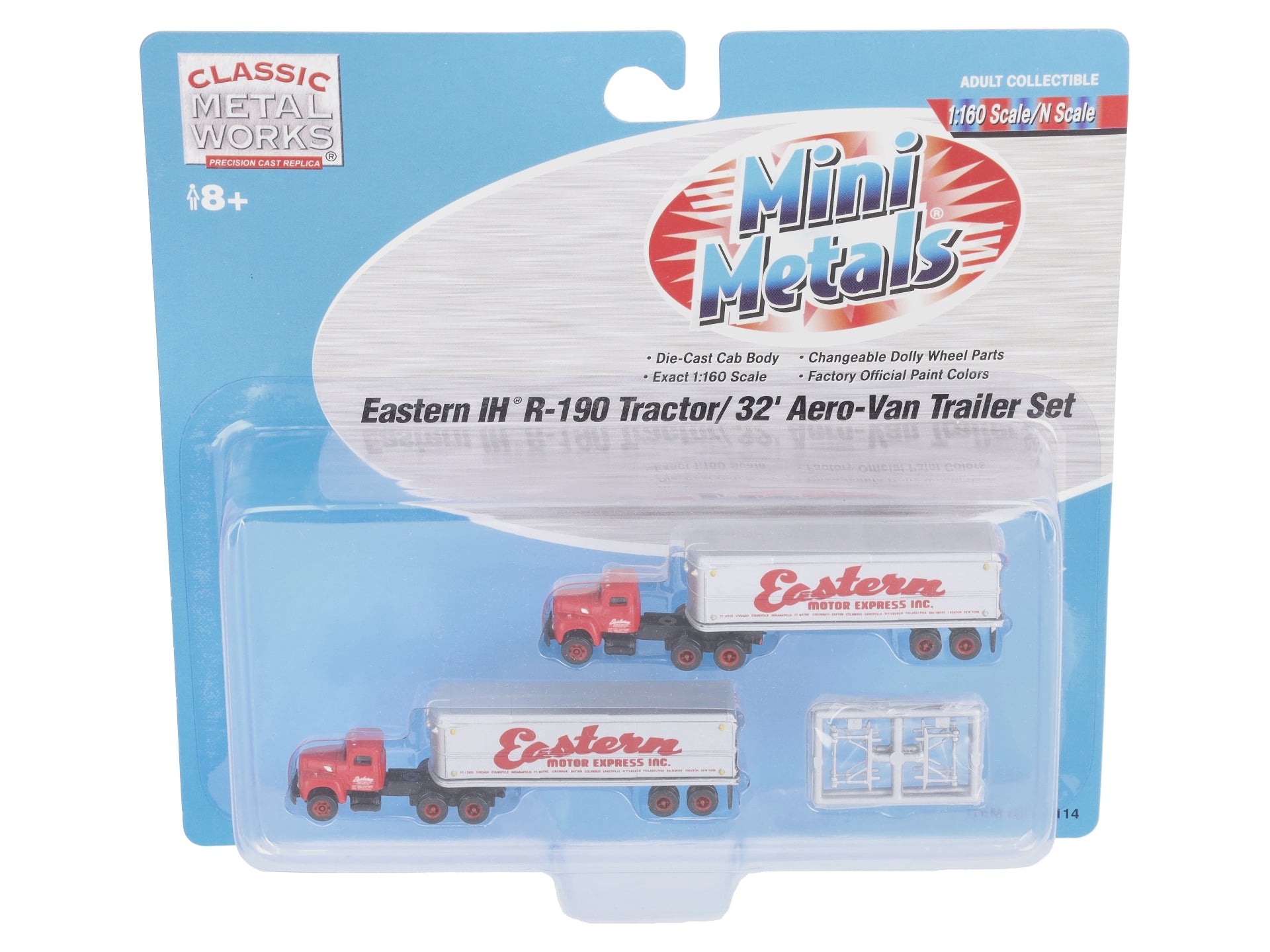 Classic Metal Works 51114 N Mini Metals Eastern IH R-190 Tractors (Pack of 2)