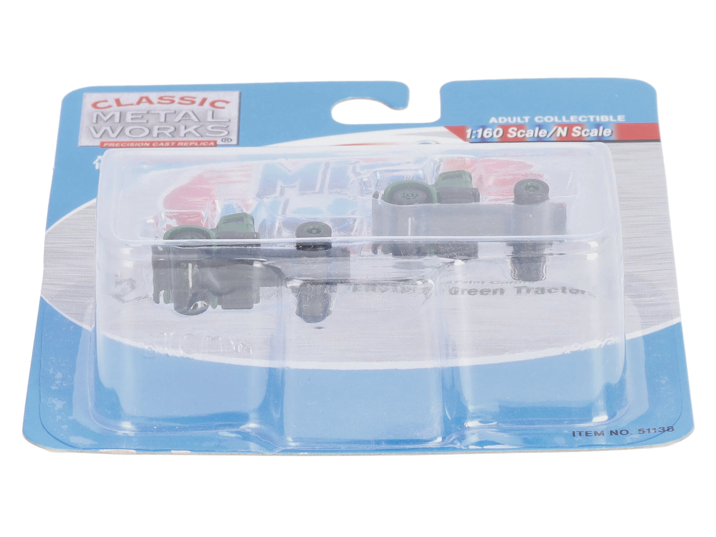 Classic Metal Works 51138 N Mini Metals Green Super Power Tractors (Pack of 2)