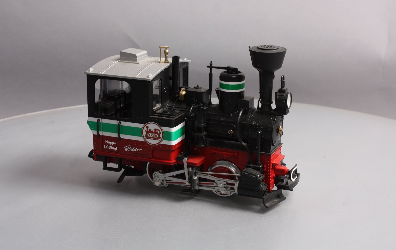 LGB 20214 G Scale Wolfgang Richter Tribute Steam Locomotive