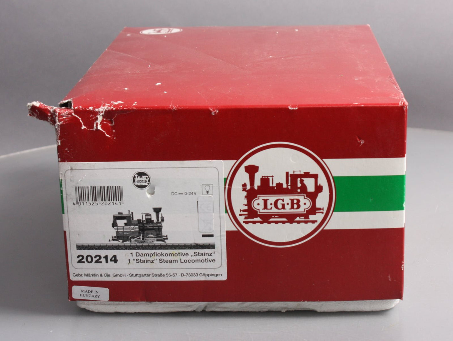 LGB 20214 G Scale Wolfgang Richter Tribute Steam Locomotive