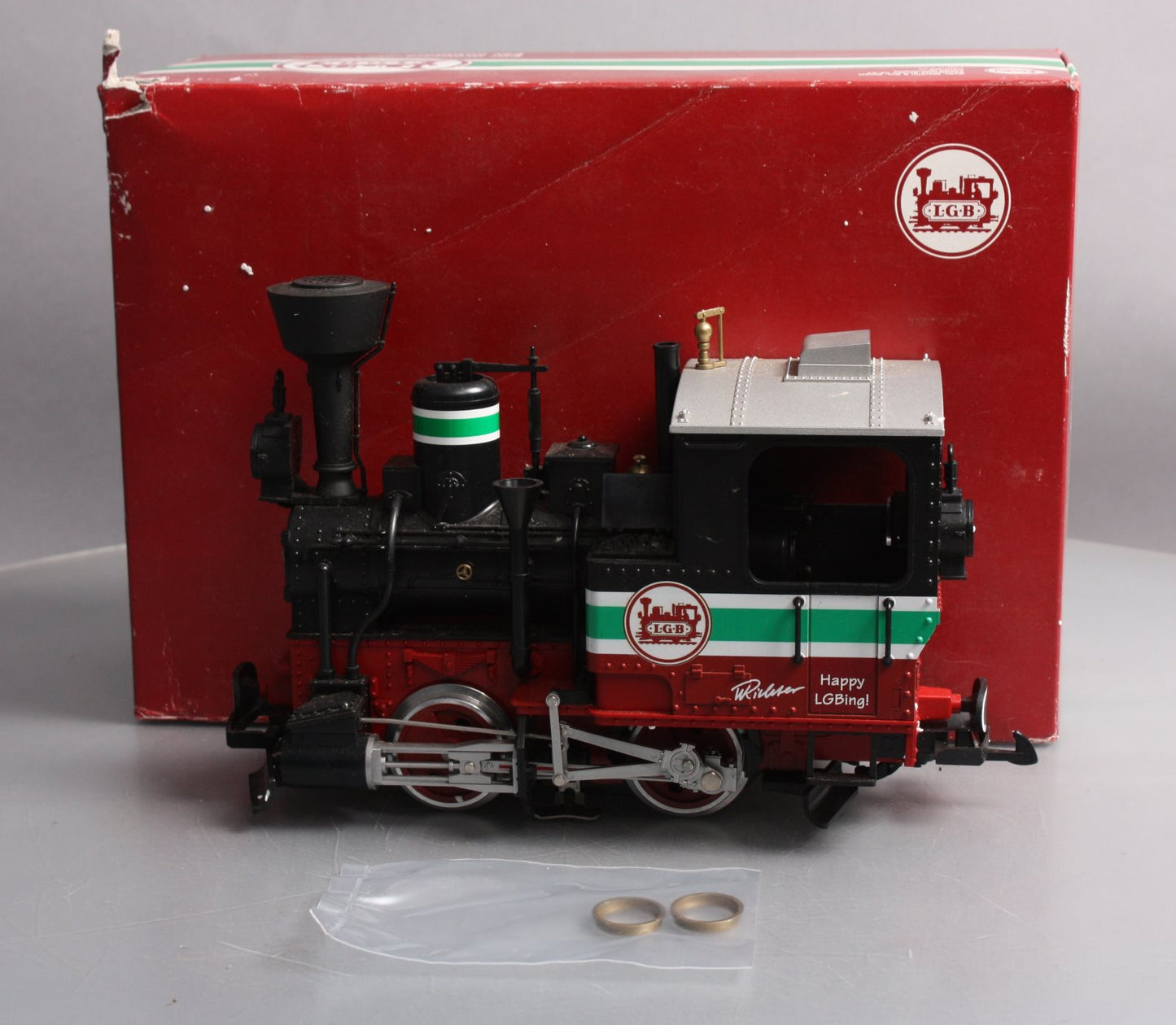 LGB 20214 G Scale Wolfgang Richter Tribute Steam Locomotive