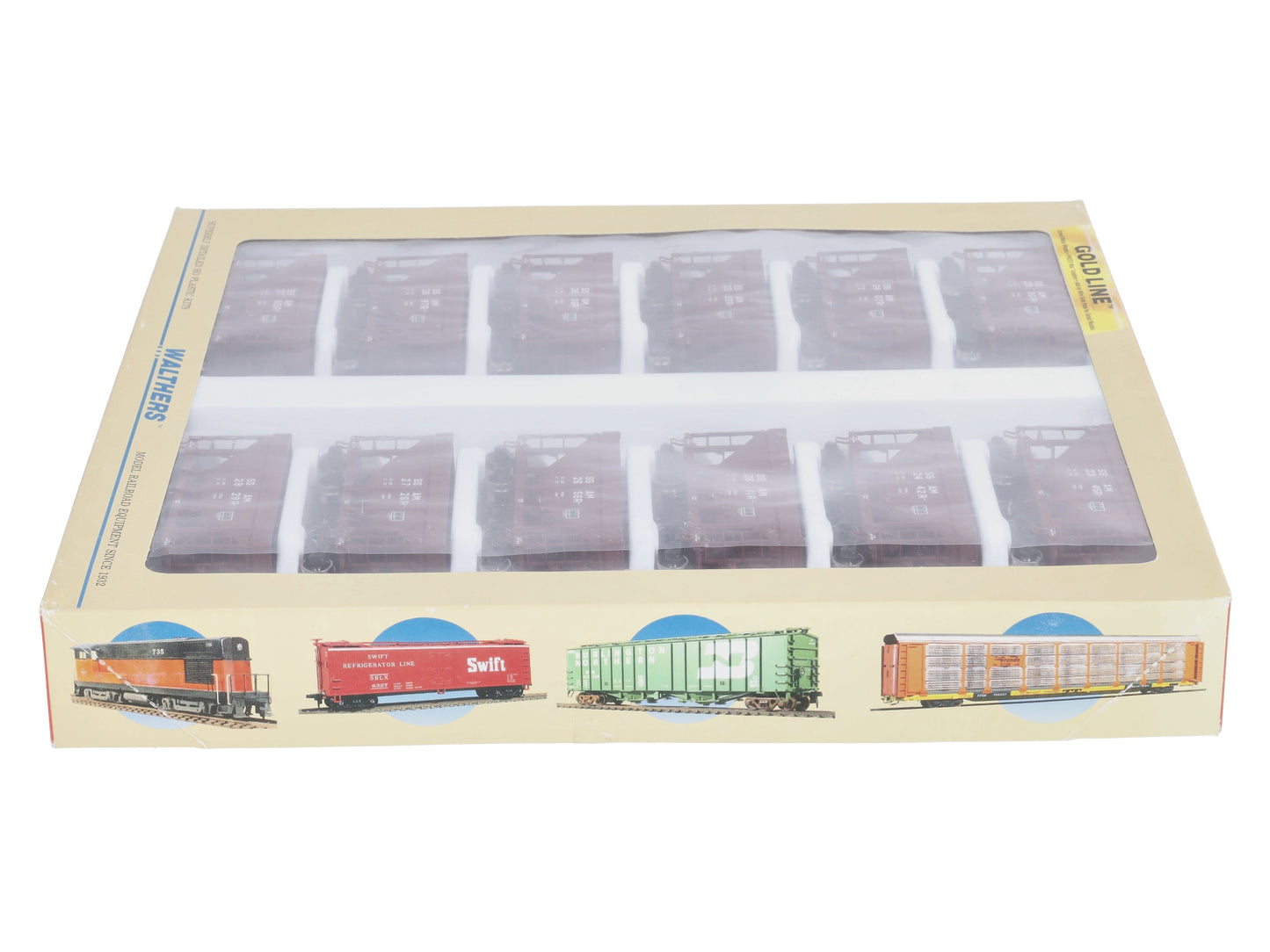 Walthers 932-40534 HO SSAM Gold Line Michigan-Style Taconite Ore Car (Set of 12)