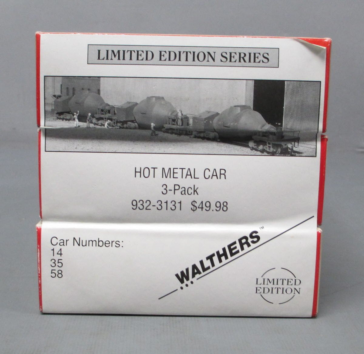 Walthers 932-3131 HO Hot Metal Car Kit (Set of 2) #35,#58